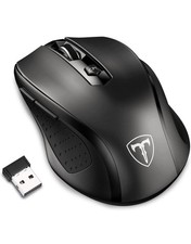 Wireless Mouse Portable Mobile Optical Mouse with USB Receiver,2.4G picture
