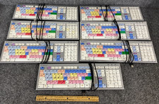 Lot of 7 LogicKeyboard LXH-JME7596H USB Shortcut Keyboards, Avid Media Composer picture