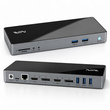 IVIIN USB 3.0 Docking Station Dual Monitor 4K HDMI 5K D6902 New Factory Sealed picture