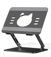 Laptop Stand for Desk – Adjustable Aluminum Laptop Riser with Unique Cat-Shap... picture