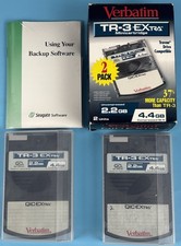 Vtg 1996 2-Pack Verbatim TR-3 EXtra 2.2GB (each; total 4.4GB) Minicartridges picture
