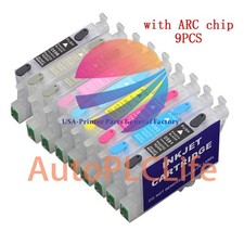 T0591-T0599 8pcs refillable ink cartridge Fits For Epson Stylus Photo R2400 picture