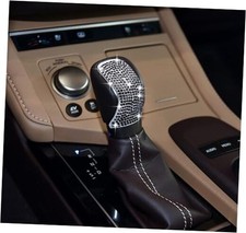 Bling Crystal Shifter Gear Lever Accessory Kit - Compatible with Lexus ES Black picture