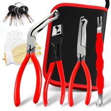Automotive Electrical Disconnect Pliers Set 4-Piece Heavy Duty Pliers for picture
