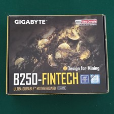 GIGABYTE GA-B250-FinTech ATX Motherboard Intel LGA1151 DDR4 Mining Audio picture