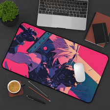 Cloud Strife Playmat, MTG Final Fantasy Gaming Mat, XXL gaming mouse pad DH374PN picture