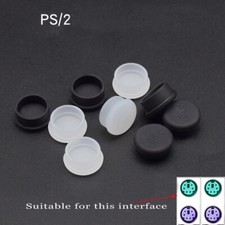 Computer USB PS/2 mouse Port Rubber Anti Dust Plug Cover Cap Stopper picture