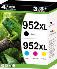 952 952XL Ink Cartridge Replacement for HP OfficeJet Pro Series Printers 4-Pack picture
