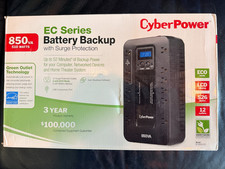 NEWCyberPower EC850LCD Battery Backup W/Surge Protector UPS System 850va510watts picture