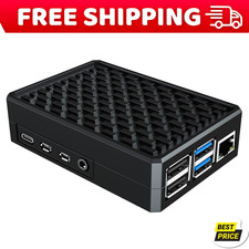 Miuzei Raspberry Pi 4 Aluminium Case Raspberry Pi 4 Model B Metal Case Pi 4 pi picture