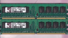 1GB 2x512MB PC2-4200 KINGSTON KF6761-ELG37 DDR2-533 Desktop Ram Memory Kit DIMM picture