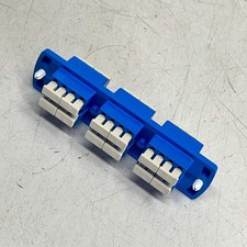 LEVITON Sdx Precision Molded Fiber Adapter Plate Single-mode Yellow 5F100-4LL picture