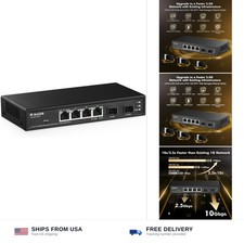 4 Port 2.5G Managed Switch with 2 Port 10G SFP+ Slot, 4 x 2.5Gigabit picture