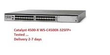 Tested Cisco Catalyst WS-C4500X-32SFP+ 32P 10GbE SFP+ Switch WS-C4500X-32SFP+ picture