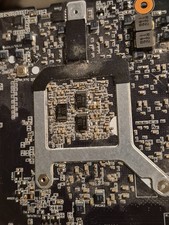 Read description aorus 15p xd motherboard for parts not working picture