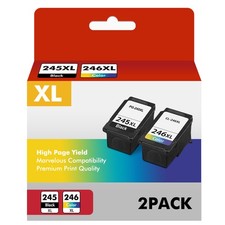2 PG-245XL CL-246XL Ink Cartridges for Canon PIXMA MG2522 Ink MG2520 MX490 MX492 picture