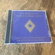 The Fraternity of Phi Gamma Delta - Directory of Brothers - 2003 | CD-ROM - NEW picture