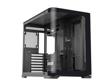 SAMA Mid-Tower PC Case, Curved Tempered Glass, USB Type-C, ATX/MATX/ITX picture