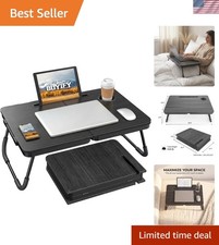 Portable Multi-Functional 23.4” Lap Desk with Cup Holder – Perfect for Home Use picture