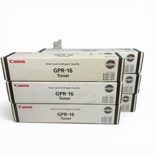 Lot of 6 Genuine Canon GPR-16 Black Toner Cartridges OEM picture