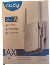 Cudy RE1800 AX1800 Dual Band WiFi Extender Wireless Booster, WiFi 6 Range Extend picture