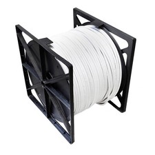 Copper Foil Shielded 1000ft Cat6 Plenum CMP 550Mhz FUTP Ethernet LAN Cable White picture