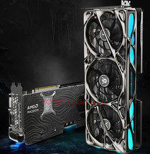 YESTON×GravaStar RX 9070 XT 16GD6 Mercury Nova OC Skeletal Design Graphics Card picture
