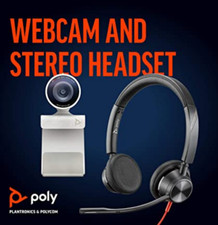 Poly (Plantronics) Studio P5 Webcam with Blackwire 3325 Headset Kit - NEW picture
