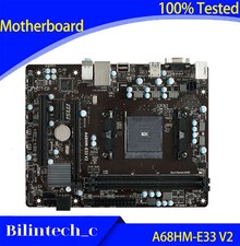 FOR MSI A68HM-E33 V2 FM2 Motherboard DDR3 Supports FM2/FM2+ /7650K 64GB picture