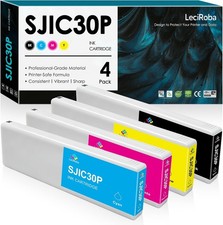 Compatible w/ Epson SJIC30P Ink Cartridge 4-Pack BK/C/M/Y TM-C7500G picture