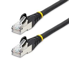 StarTech.com 25ft CAT6a Ethernet Cable, Black Low Smoke Zero Halogen [LSZH] 10 picture