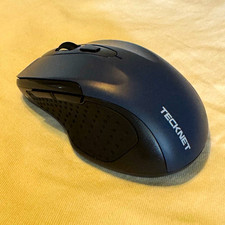 TeckNet M003 Wireless Optical Mouse 2000 DPI 6-Button Blue/Black picture