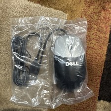 Dell USB Optical Wheel Mouse DARK GRAY - SEALED NEW OLD STOCK picture
