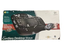 Logitech Cordless Desktop Wave Wireless Mouse & Keyboard US English (920-000264) picture
