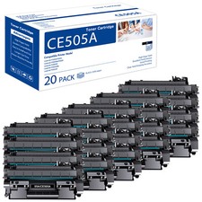 20PK CE505A Toner Cartridge for HP LaserJet P2055dn P2035 P2055d P2055x picture
