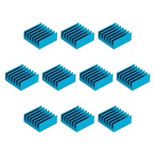 10Pcs 14x14x6mm Heatsink Aluminum Radiator Heat Sink Sky Blue picture