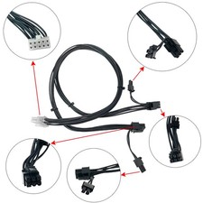 10Pin to Dual 8Pin (6+2) PCIe Graphics Power Cable For HP Z4 G4 Z6 G4 L15907-001 picture