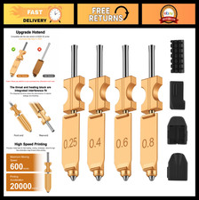 4PK Hotend Kit for 3D Printers, Quick-Detachable Nozzle, Rapid Heating, Silicone picture