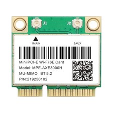WiFi 6E Half Mini PCI-E Card MPE-AXE3000H Tri-Band Wireless Bluetooth Module PC picture