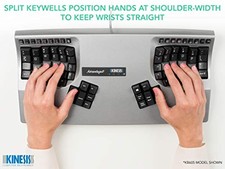 Kinesis Advantage2 Silver Ergonomic Keyboard (KB605) picture