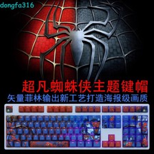 Spider-Man PBT 108Key Keycaps OEM Translucent Set For Mechanical Keyboard Gifts picture