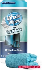 MiracleWipes for Electronics Cleaning - Screen Wipes Designed for TV, Phones, Mo picture