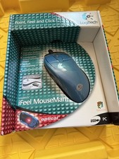 NEW RARE VINTAGE LOGITECH OPTICAL IFEEL MOUSEMAN WHEEL MOUSE USB PC/MAC Sealed picture