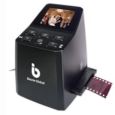 BEONEGLOBAL ClearScan MINI Film Scanner 16MP Slide & Scanner, Black picture