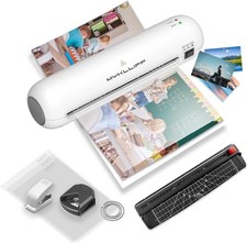 Laminator Machine 9-Inch Portable Thermal Laminater with Hot & Cold Modes, A4 picture