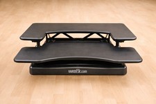 VARIDESK Height Adjustable Desk Stand and Standing Desk Converter Black picture