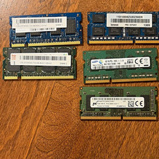 Mixed Brands 20 Gig (5x4GB) DDR3 SDRAM 204-Pin SO-DIMM Non-ECC RAM Lot picture