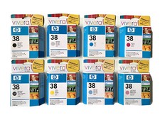 8 x Genuine Ink HP Photosmart Pro B9180 B8850 / No 38 UV C9412A -C9419A INK picture