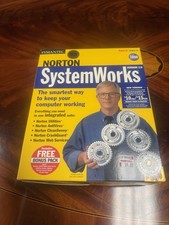 Symantec Norton SystemWorks 2000 Factory Sealed Vintage 1999 PC Big Box picture