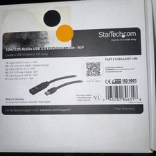 StarTech USB3AAEXT10M 10m USB 3.0 (5Gbps) Active Extension Cable - M/F  TAA p650 picture